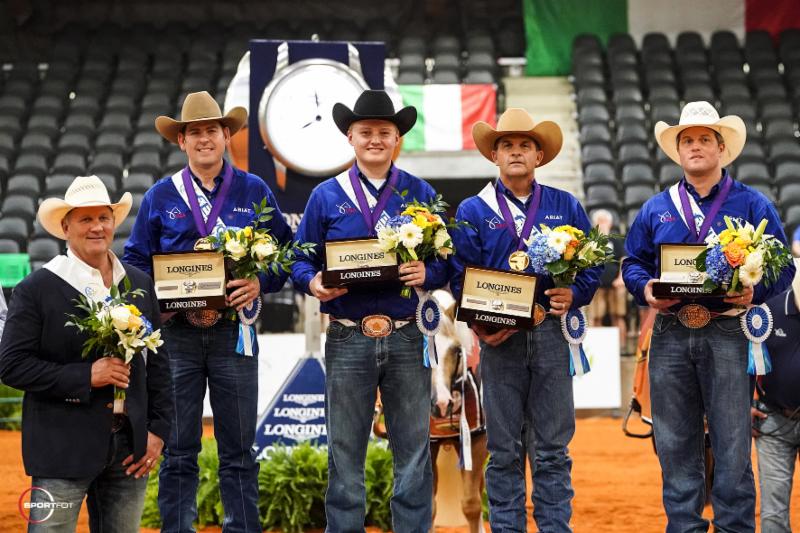 McCutcheon Steals The Show As United States Retain Reining Team Title