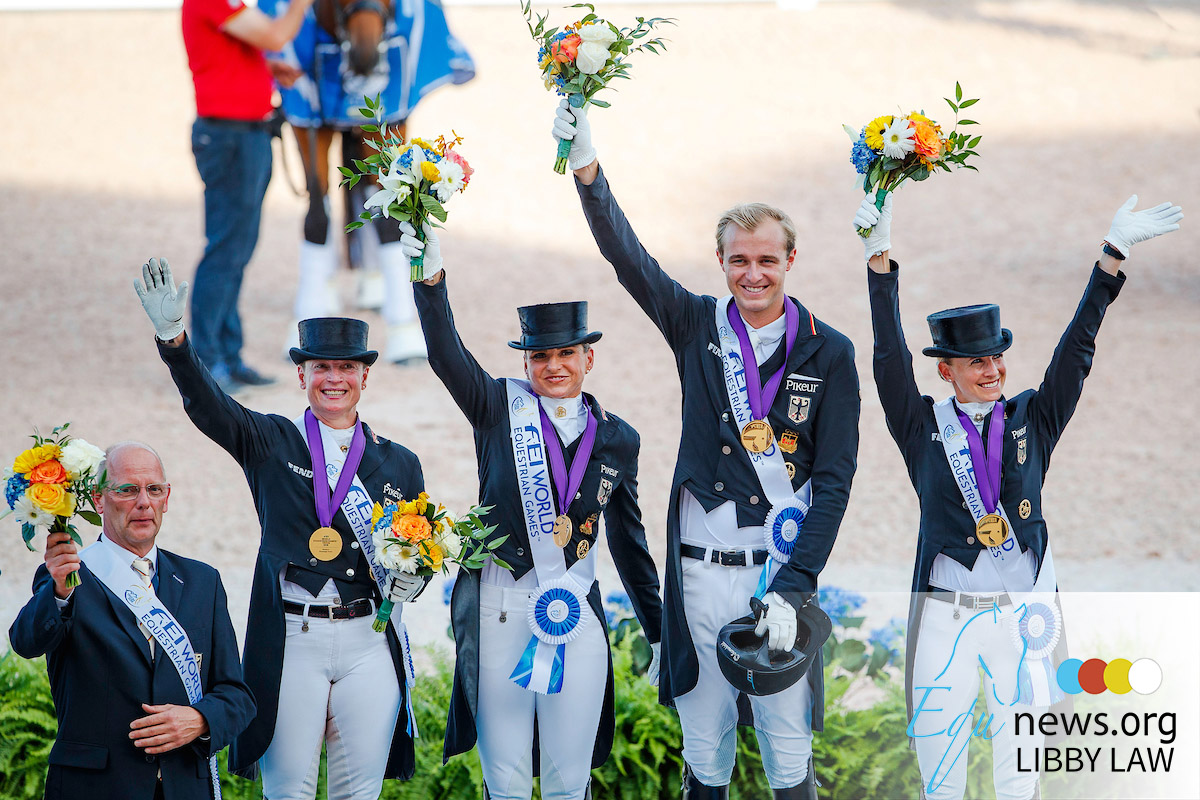 Germany Wins Team Gold with Tearful Comeback for Isabell Werth and Bella Rose in Helgstrand Dressage Competition