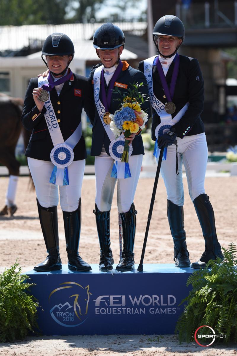 A Golden Day For The Dutch As Rixt Van Der Horst Enjoys Para-Dressage Glory In Tryon