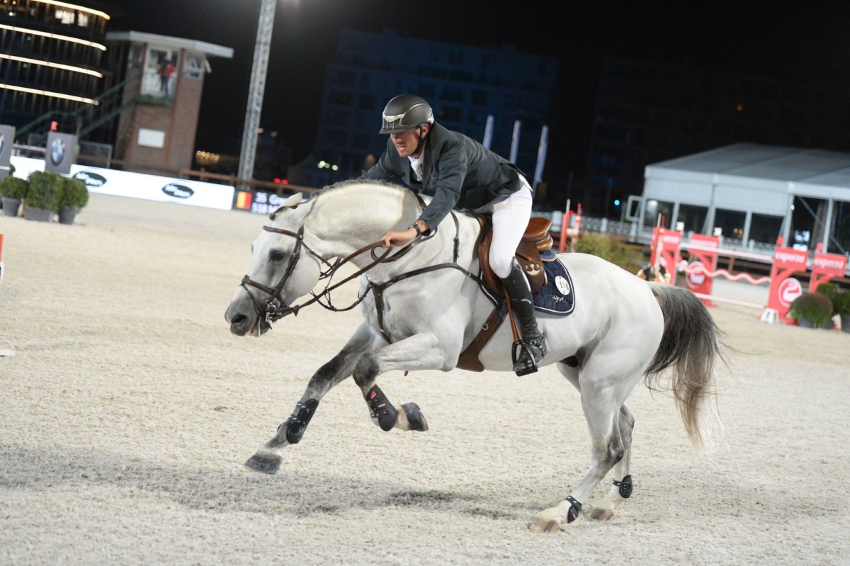 Gregory Wathelet leads the stage in 4* Longines Ranking class