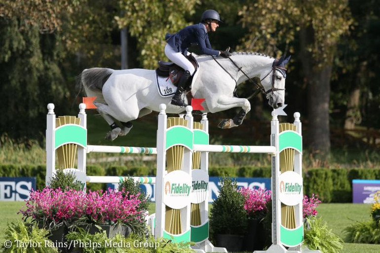 Molly Ashe Cawley and D'Arnita fight to win Longines FEI Jumping World Cup™ New York to conclude 2018 American Gold Cup