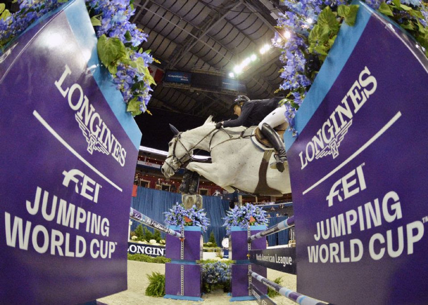 Catherine Tyree and Bokai race to win in International Jumper Welcome Stake