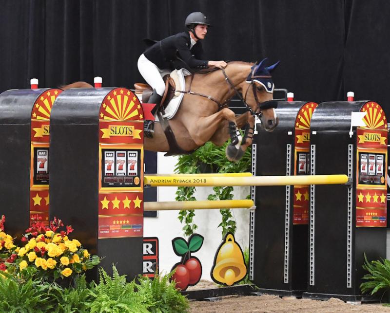Carly Anthony Takes the Win in $10,000 FEI 1.35m South Point Jumper Stake, presented by Morning Star Sporthorses
