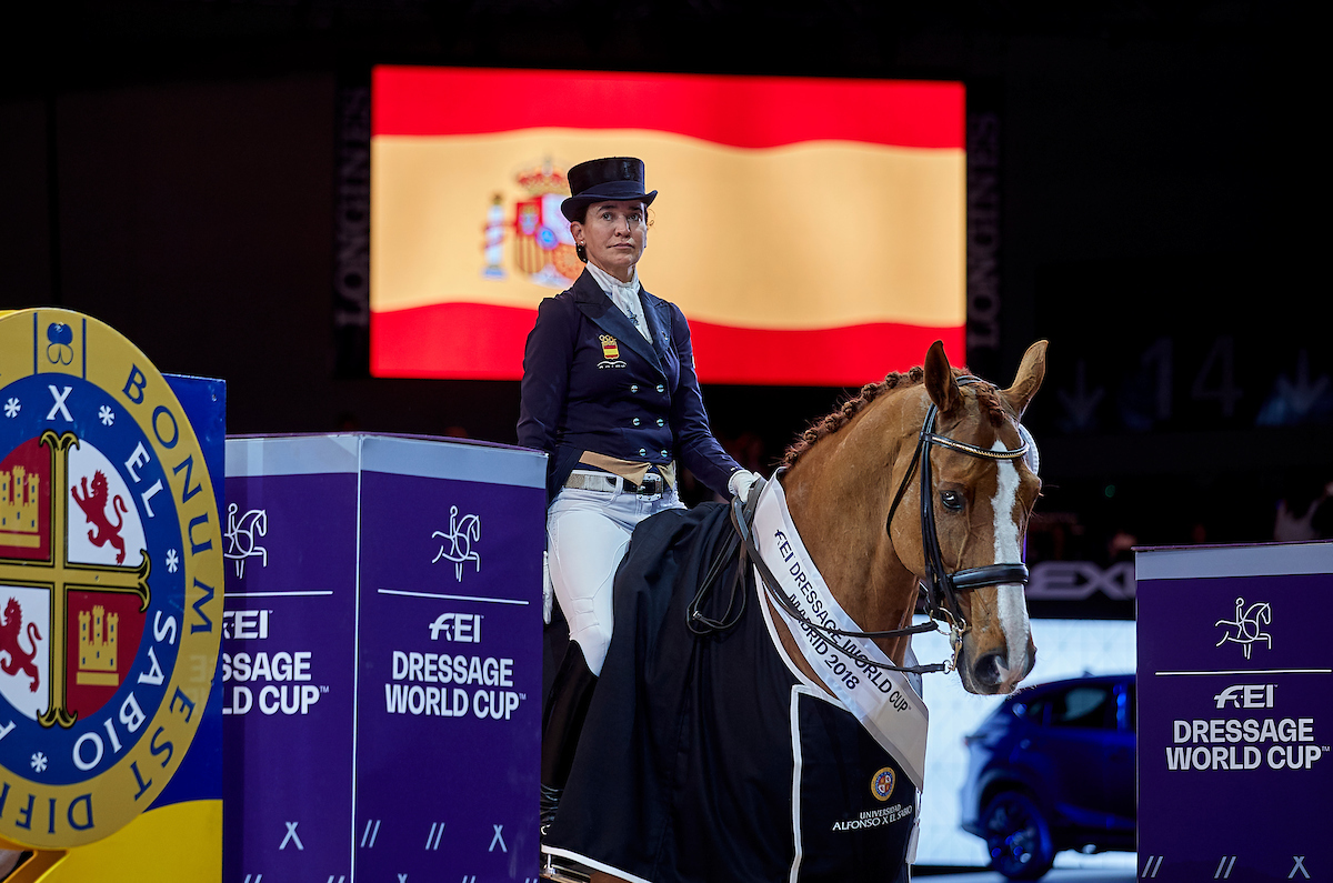 Beatriz Ferrer-Salat unbeatable at Dressage World Cup Grand Prix in Madrid