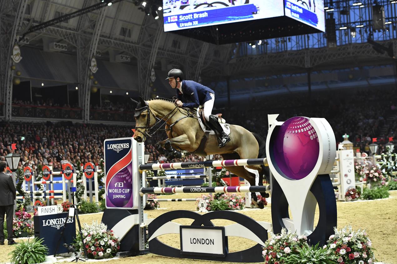 SCOTT BRASH TO RETIRE ONCE-IN-A-LIFETIME MARE, URSULA XII, AT OLYMPIA, THE LONDON INTERNATIONAL HORSE SHOW