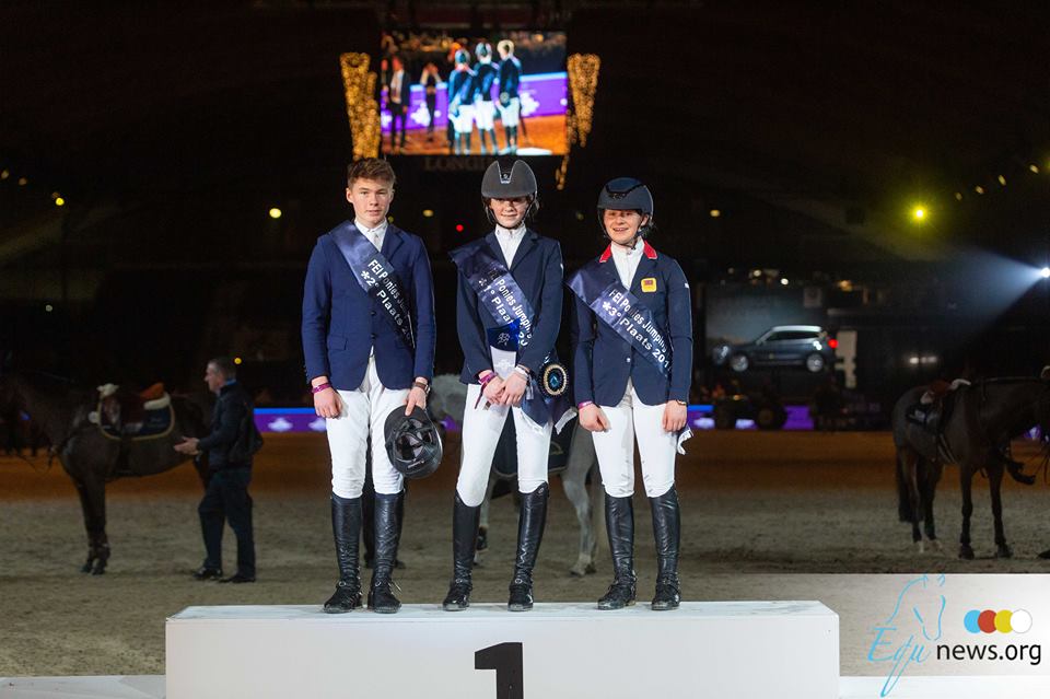 Katie Power takes the gold in the FEI Pony Jumping Trophy 2018 Final