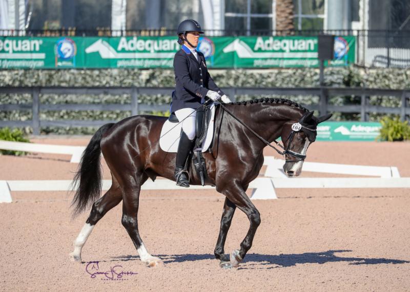 Roxanne Trunnell and Dolton Kick off CPEDI 3* Competition at the Adequan® Global Dressage Festival
