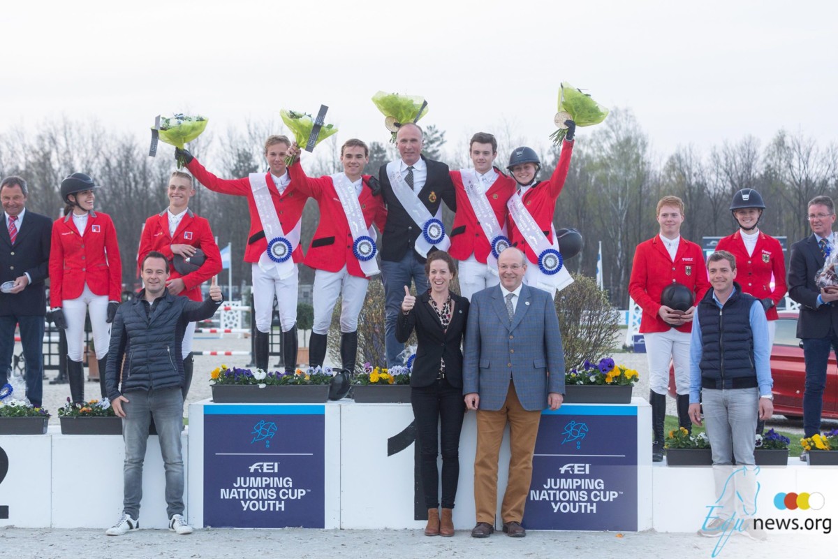 Belgian young riders claim victory in Nations Cup Sentower Park