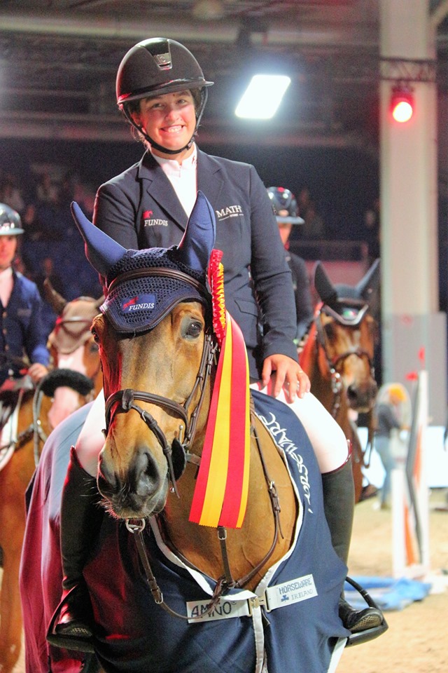 Charlotte Bettendorf is the winner of the CSI4* 1,50m of Liege