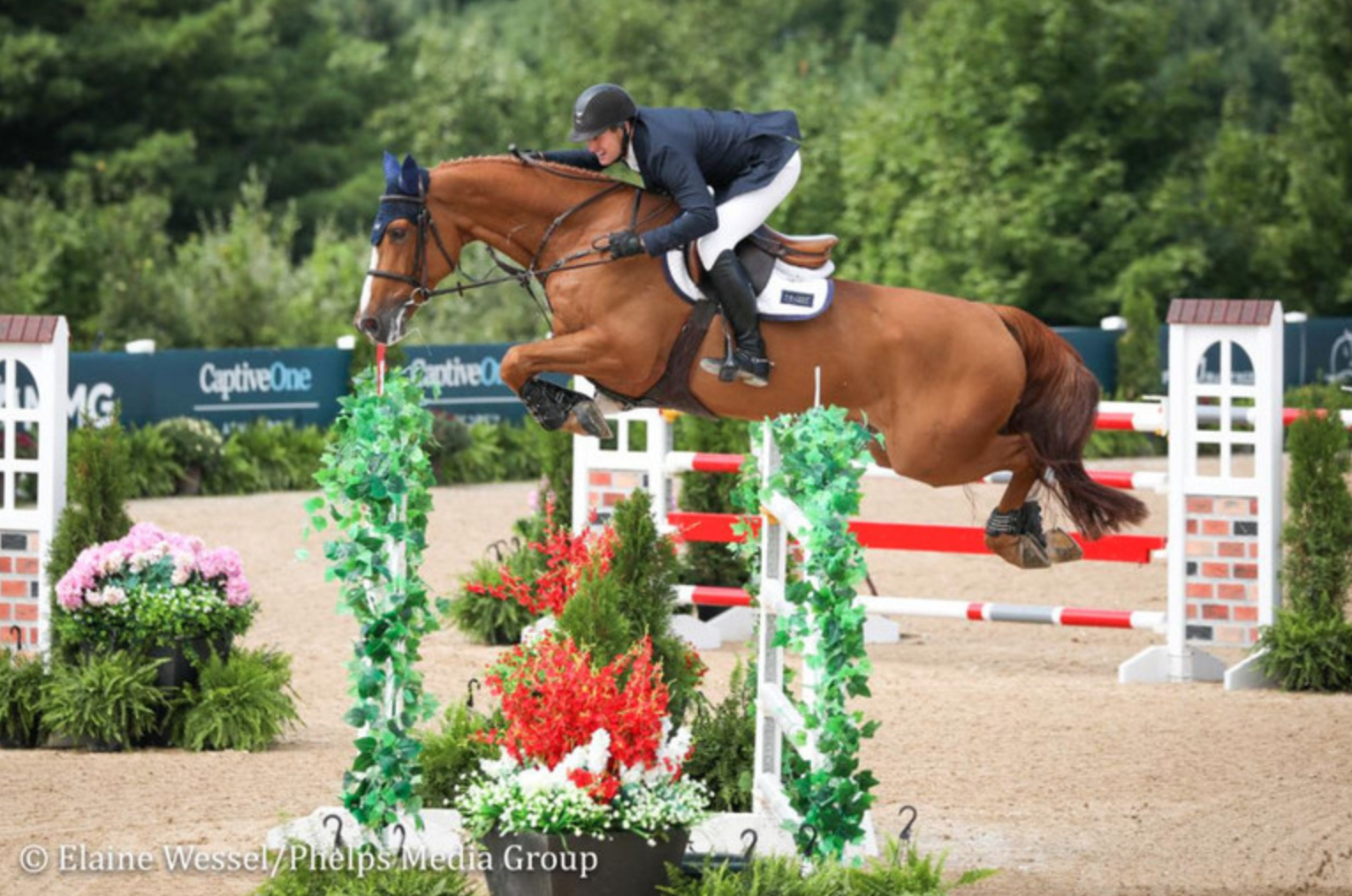 McLain Ward and Contagious claim $36,600 MMG Welcome Stake CSI3* in Traverse City debut