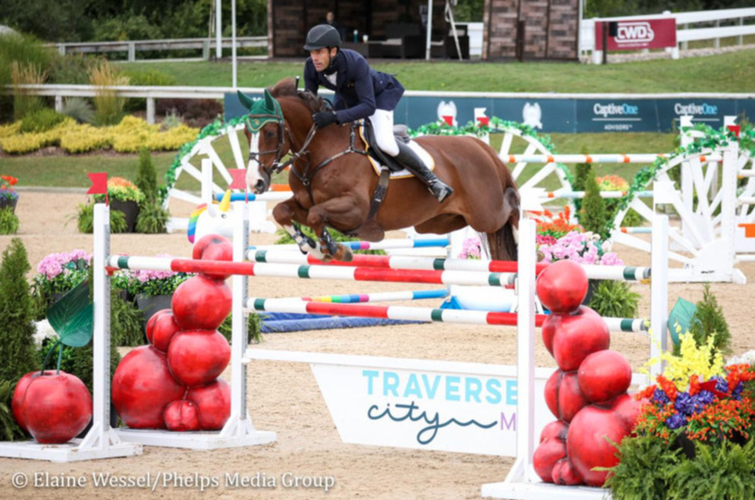 Rowan Willis and Cartouch III make debut in Traverse City with $36,600 Staller Welcome Stake CSI4* win