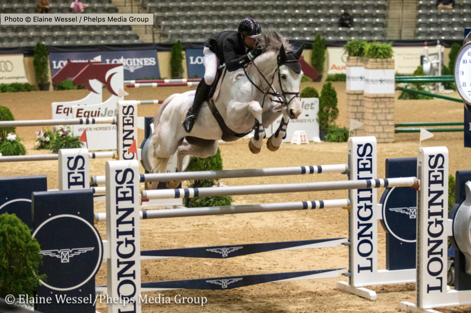 Devin Ryan and Eddie Blue jump to blue in 213,300 National Horse Show