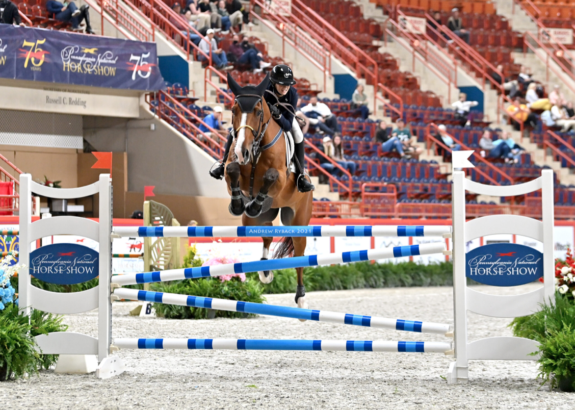 Taylor Kraft Cruises to Victory in Neue Schule/USEF Junior Jumper National Championships Phase I at 75th Pennsylvania National Horse Show
