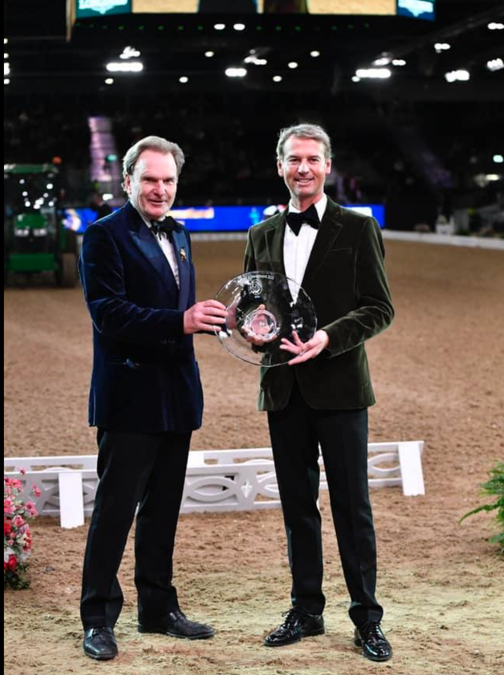 Carl Hester received the British Equestrian Writers Association Lifetime Achievement Award