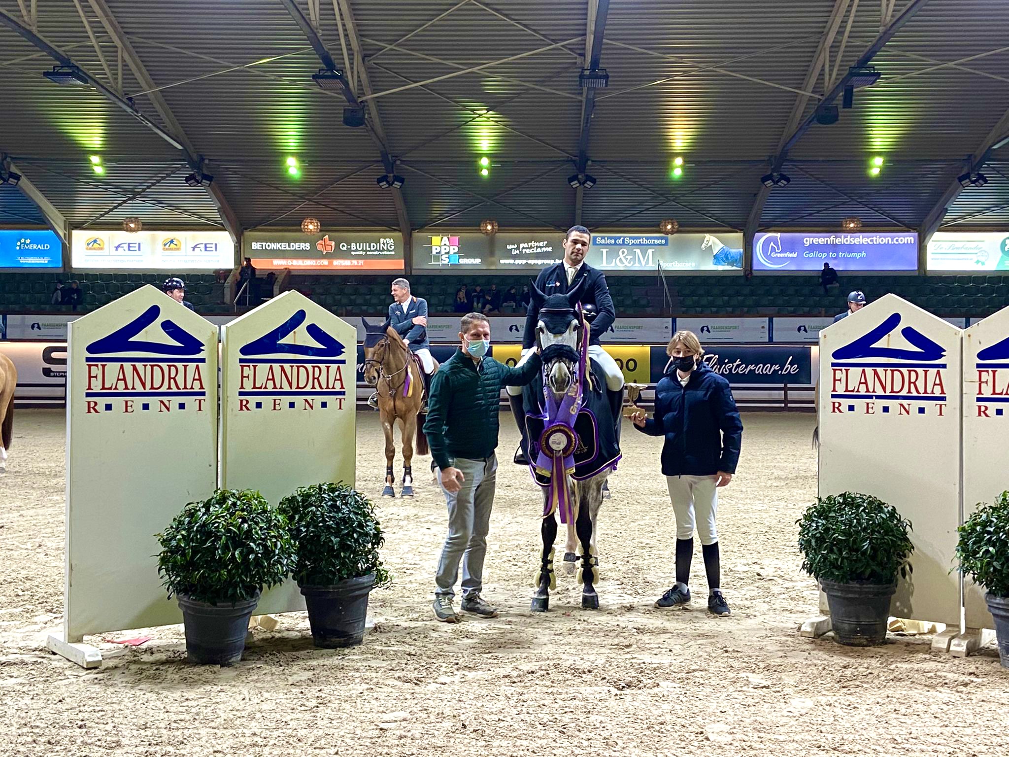 André Reichmann claims victory in the CSI2* Grand Prix in Lier