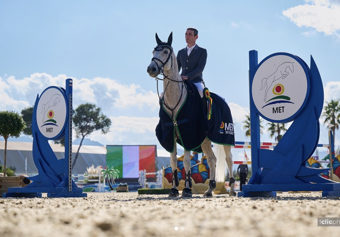Mark Mcauley victorious in 1.40m Silver Tour Grand Prix of Oliva