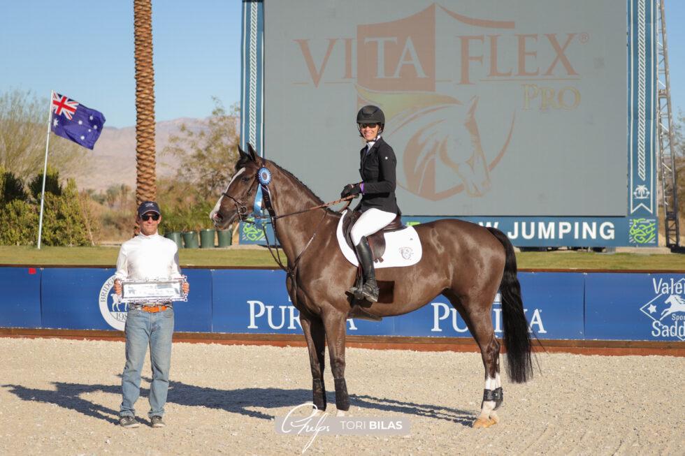 Keri Potter and Quitana 11 are quick to win $5,000 Vita Flex 1.40m two phase CSI3*