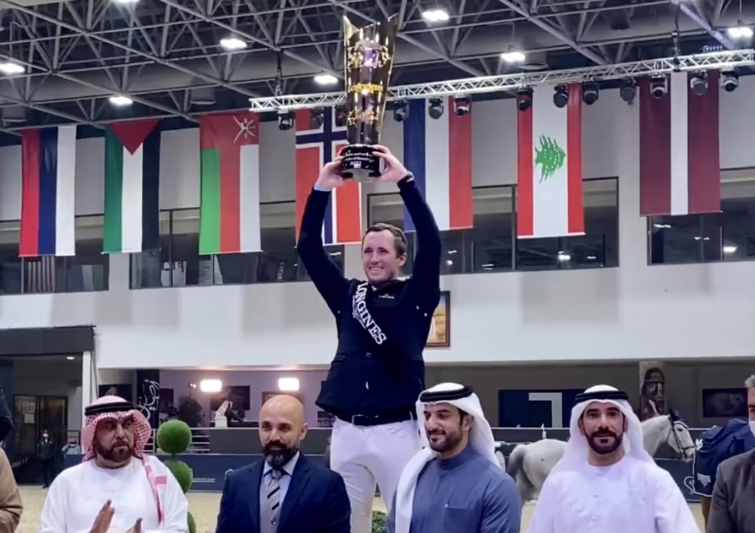 Kristaps Neretnieks claims gold in the FEI Jumping World Cup of Sharjah