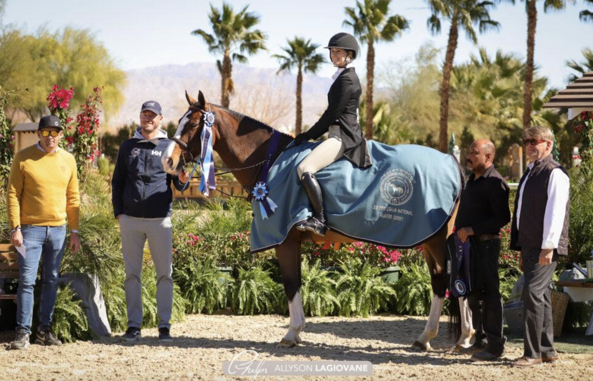 Chelsea Brittner and Berry De Maillet bring home victory in $10,000 Valencia Saddlery Ushja National Hunter Derby – Open