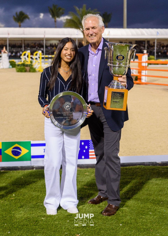 Mimi Gochman receives USET Lionel Guerrand-Hermès Trophy. "I’m super honored..."