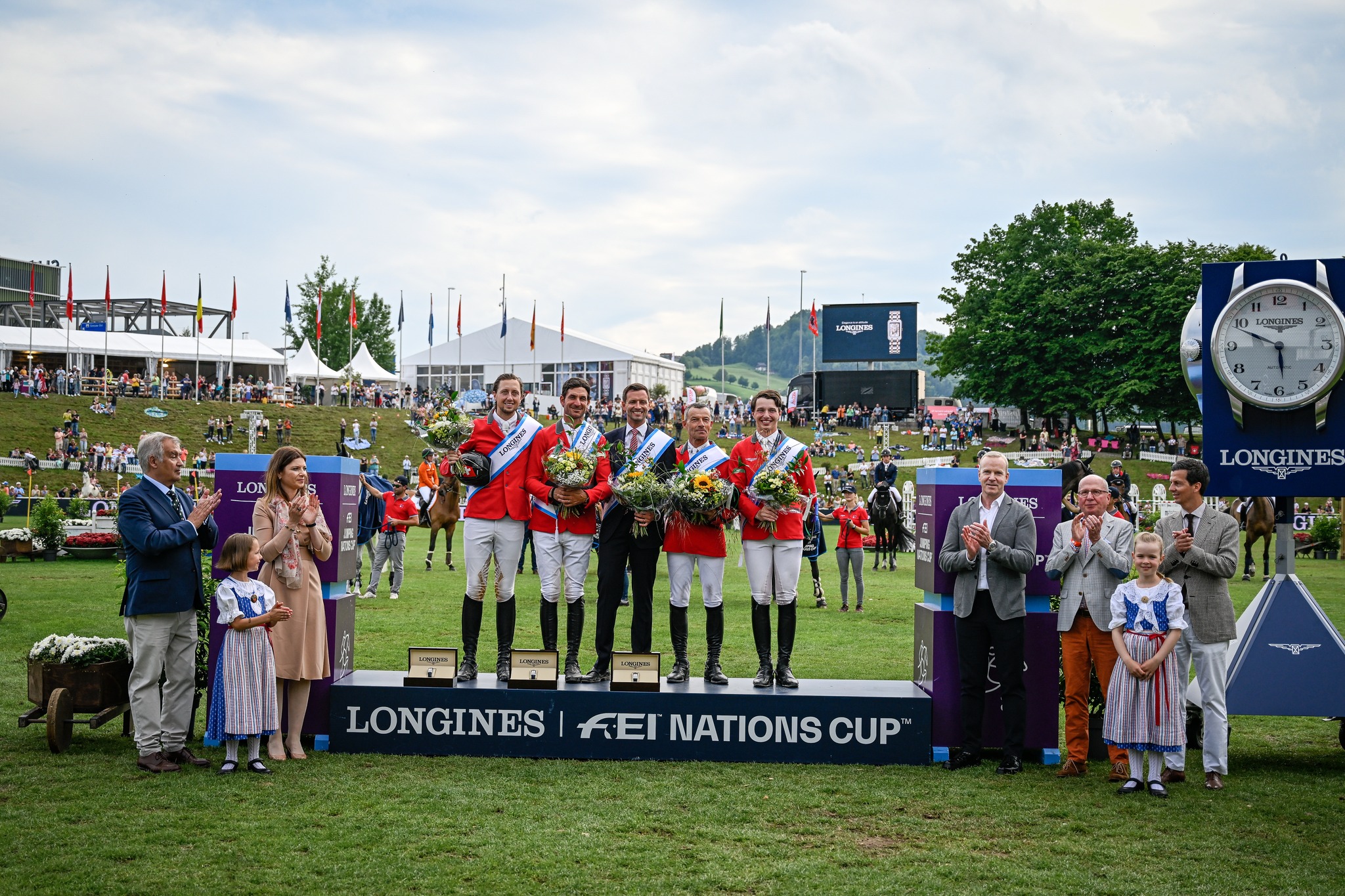 Switzerland makes it a home win in Nations Cup Sankt Gallen