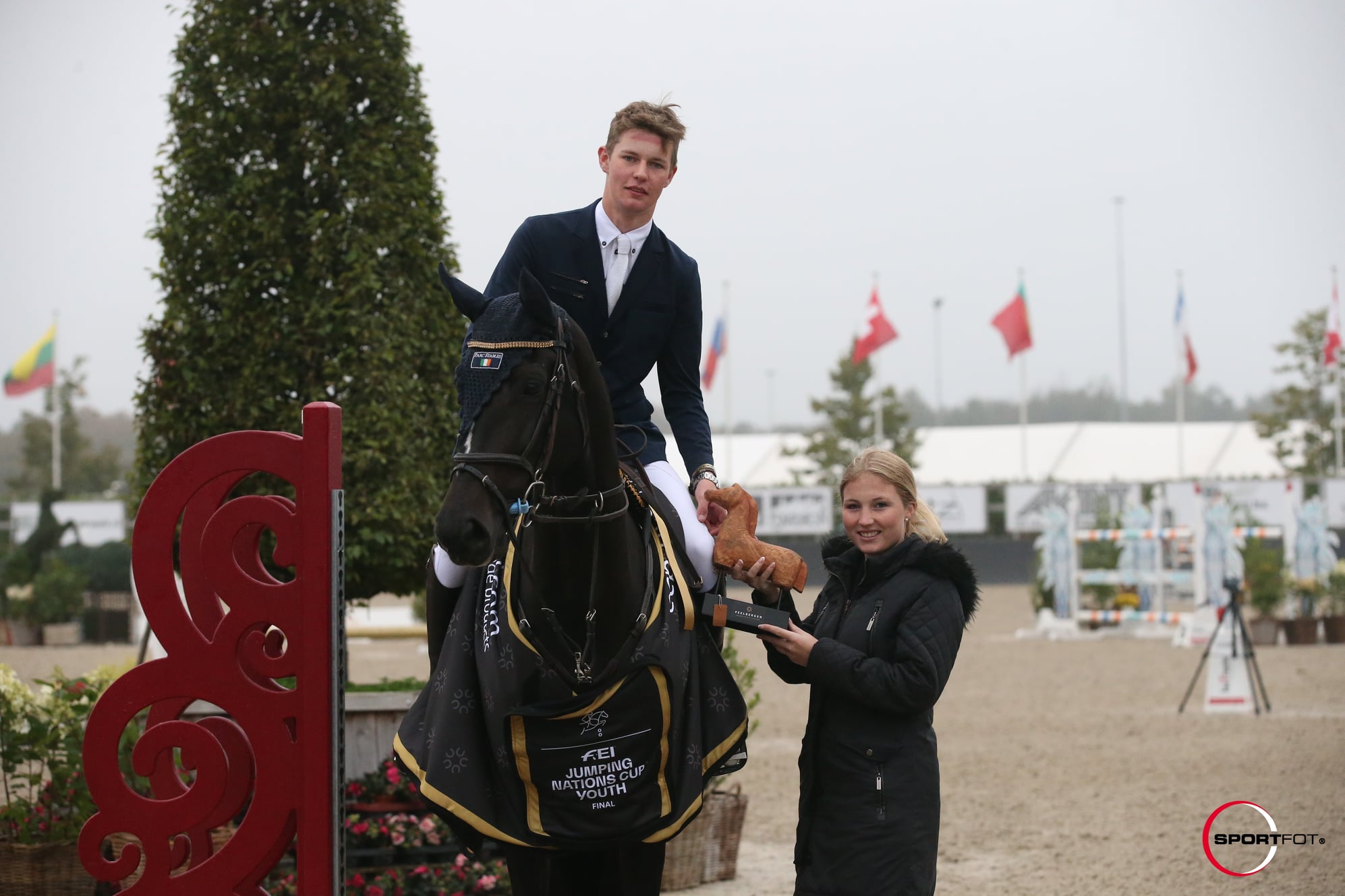 Rhys Williams and Playboy JT Z win Youngster finals in Dublin