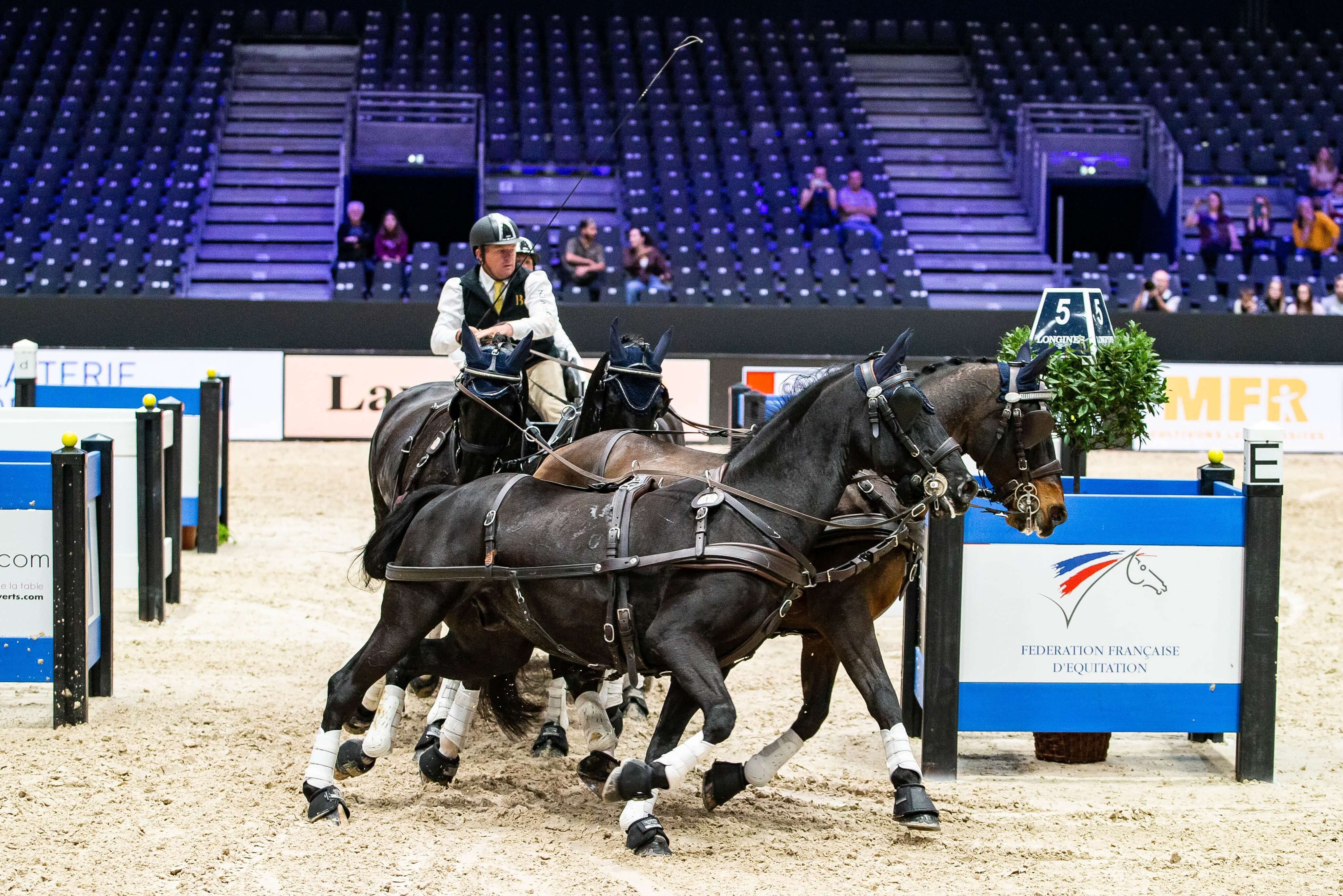 Boyd Exell's march to victory continues in FEI World Cup Driving