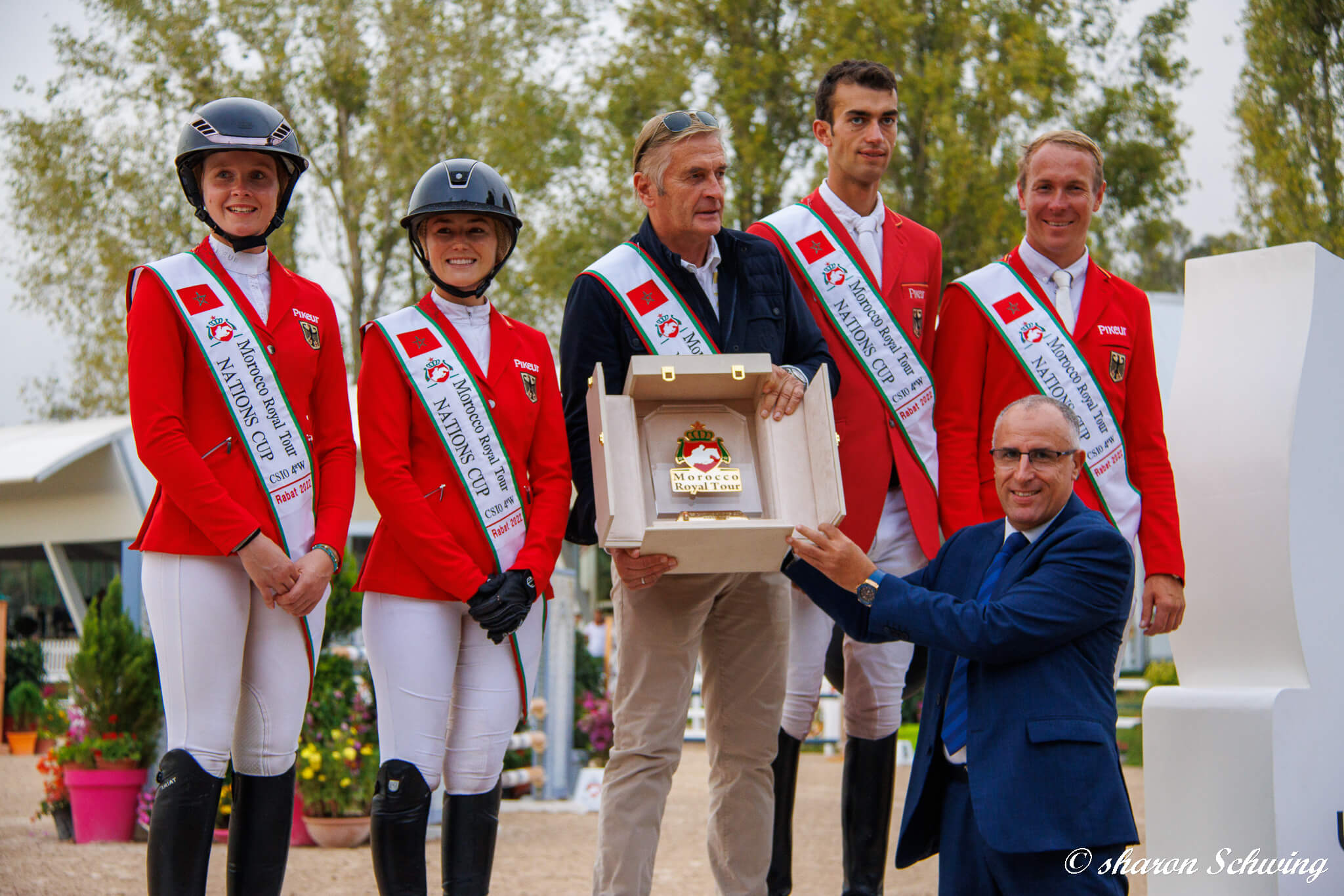 Team Germany wins Nations Cup Morocco Royal Tour