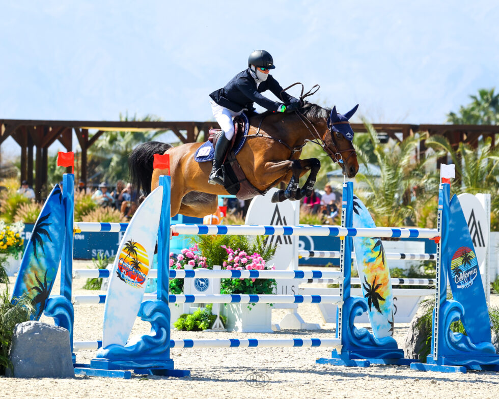 There's no holding back Conor Swail at Desert International Horse Park