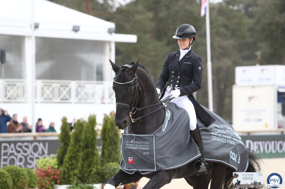 Lottie Fry and Glamourdale win the CDI5* Grand Prix of Fontainebleau: "I'm really excited for tomorrow"