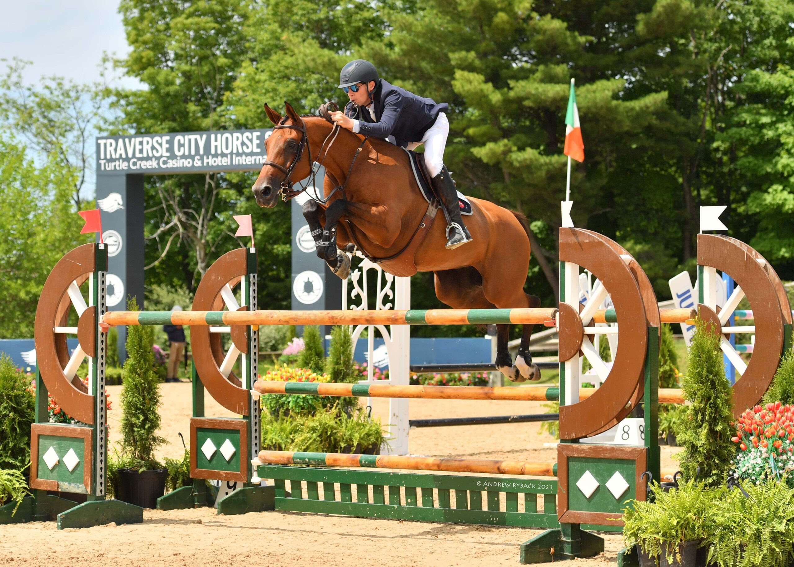 Karl Cook and Caracole de la Roque Cruise to First in $30,000 Traverse City National Grand Prix