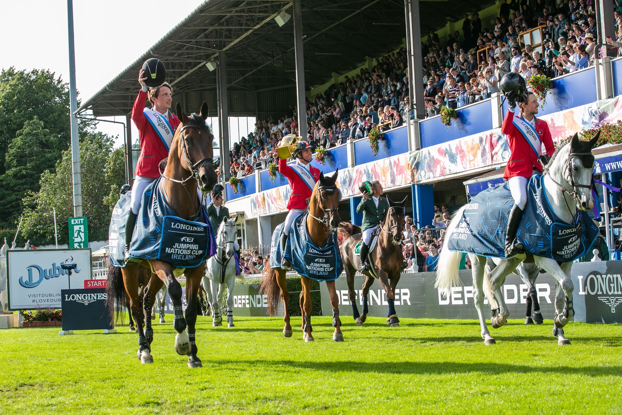 Team Swiss wins the Nations Cup of Ireland