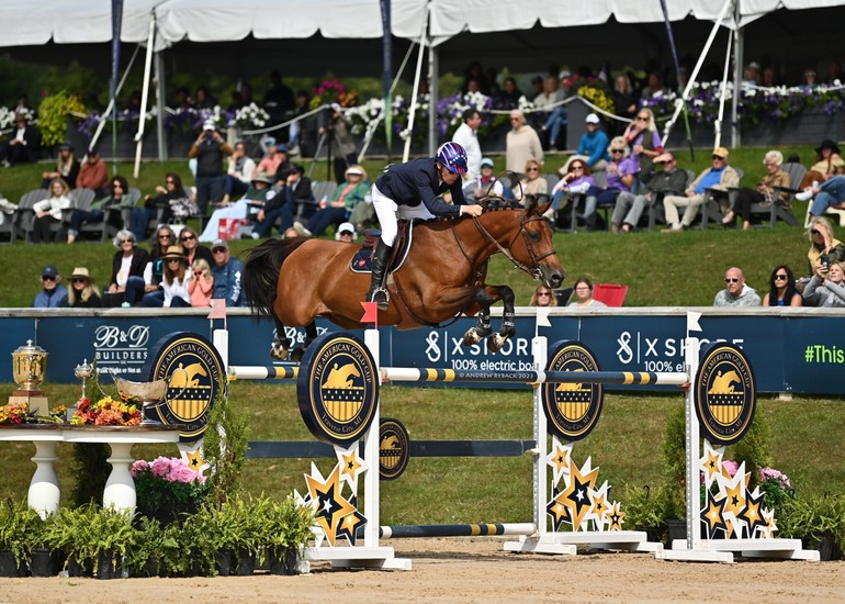 Karl Cook wins first American Gold Cup with Caracole de la Roque