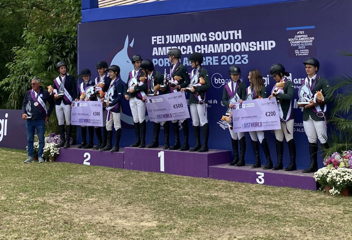 The FEI Jumping South American Youth Championship Brings JustWorld International to Brazil: "I think it is incredibly important and impactful for young riders"