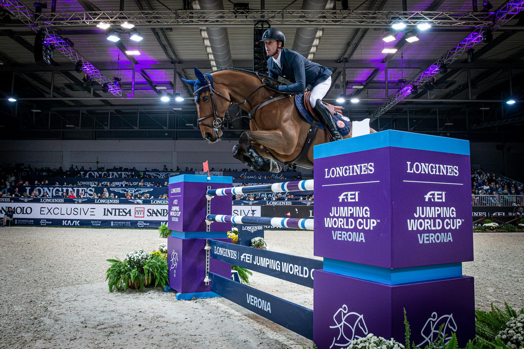 Ben Maher: "Marcus just got me there at the last jump I think!"