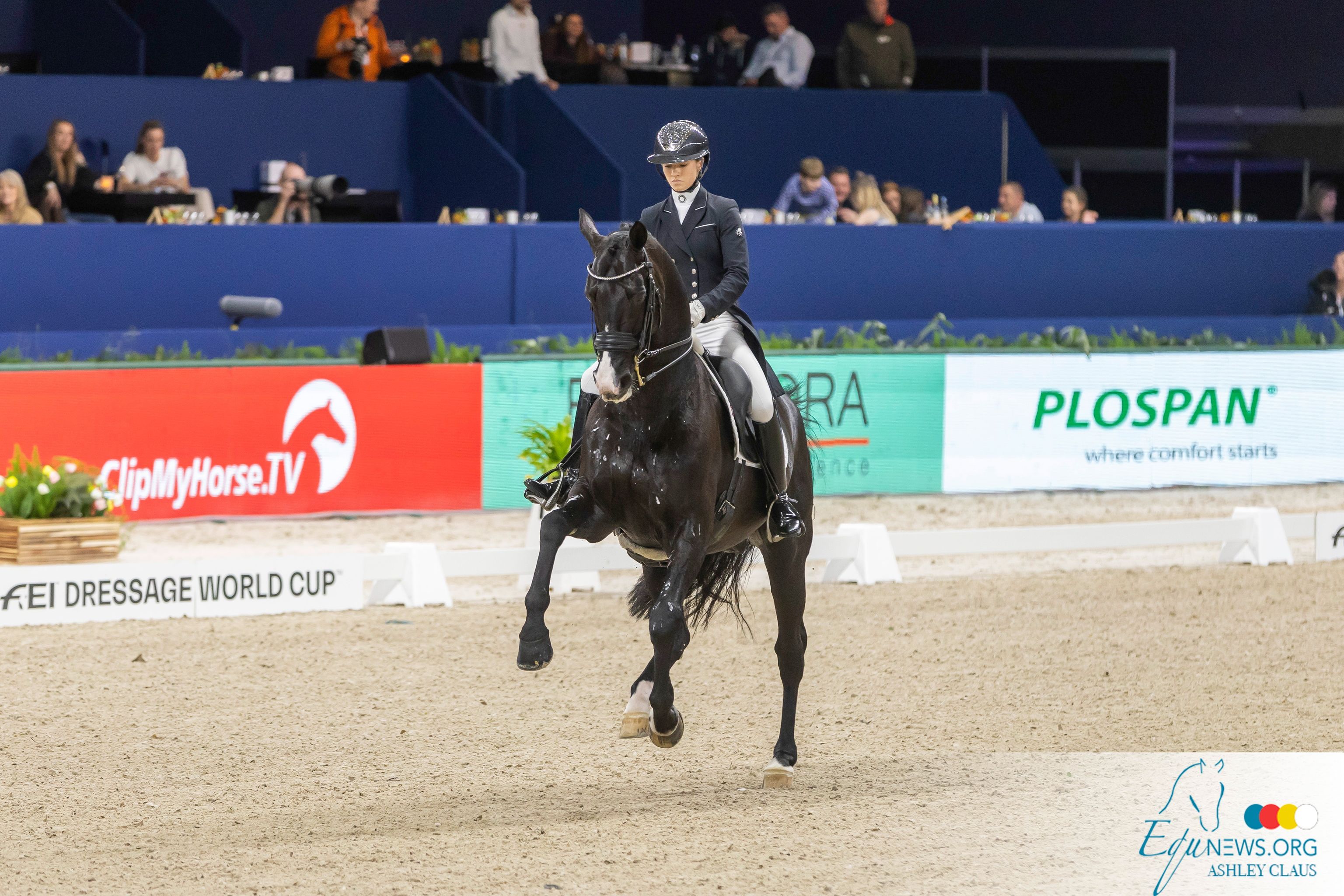 Lottie Fry and Everdale make it a two in a row in World Cup Dressage of Amsterdam