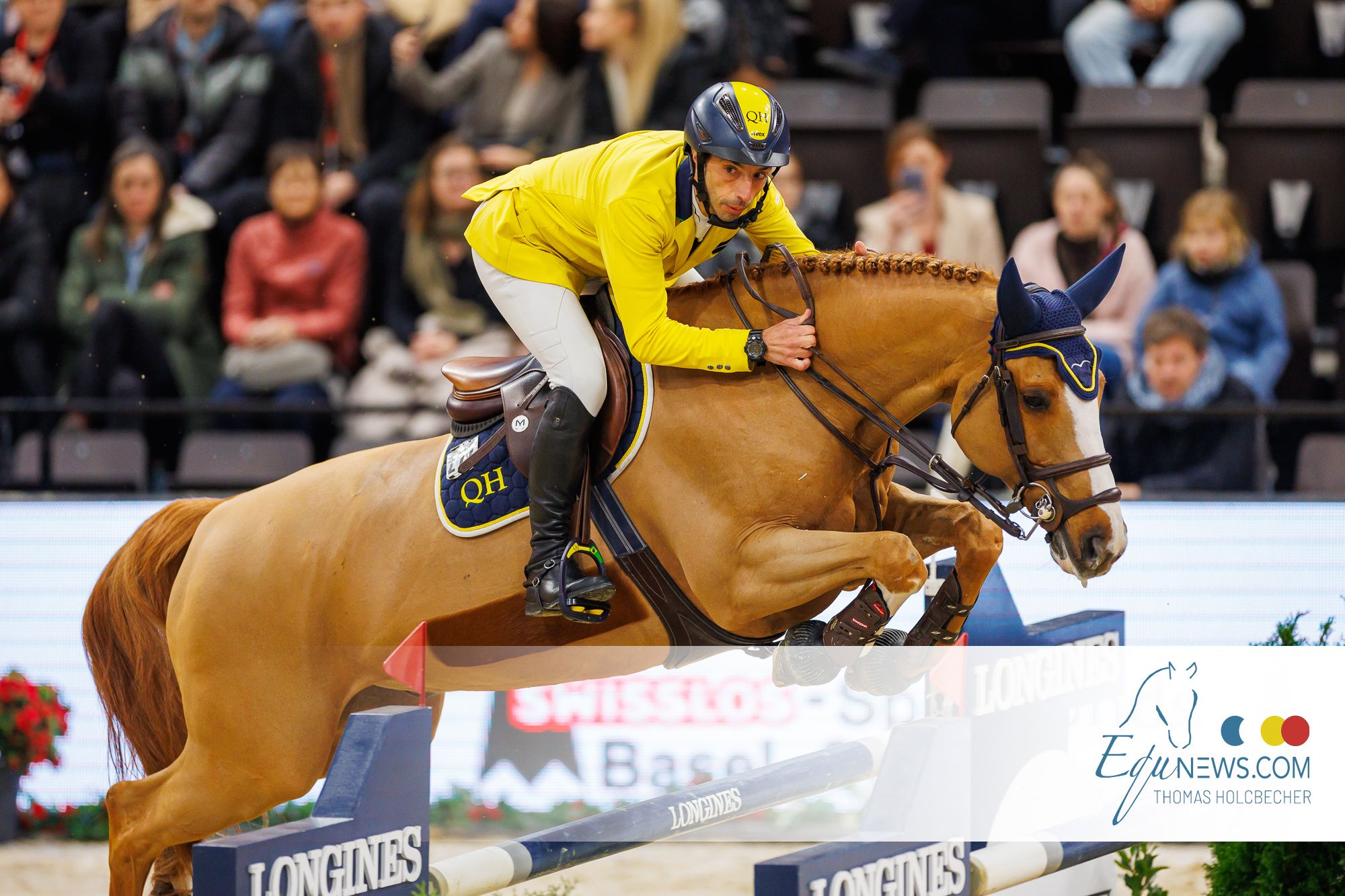 Yuri Mansur and Vitiki charm the crowd in 1.55m Basel. "It's good to have Vitiki back!"