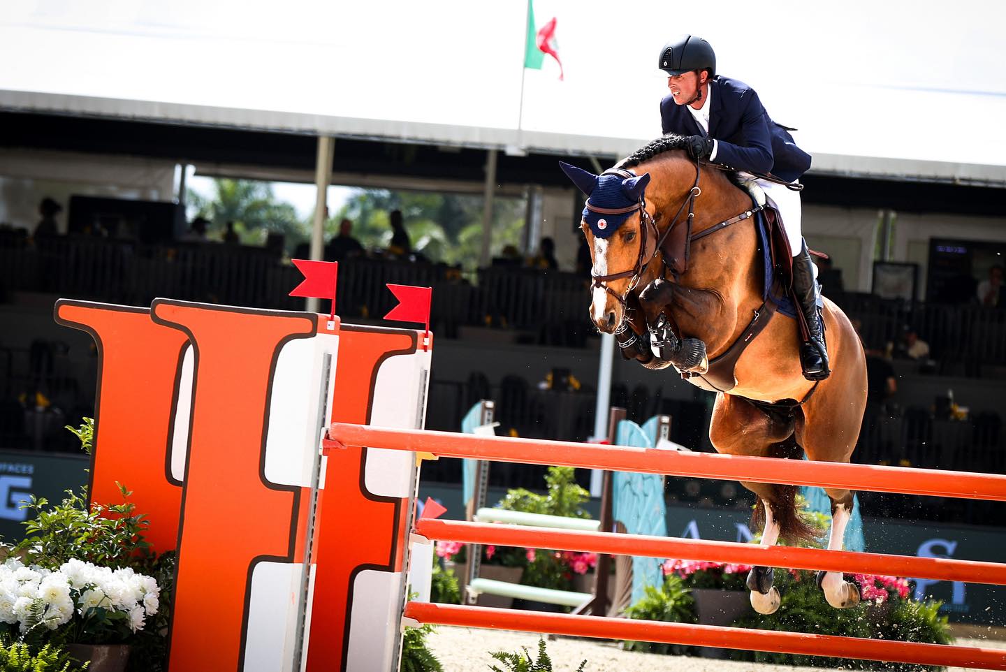 Ben Maher on point in 1.50m Hermes at WEF