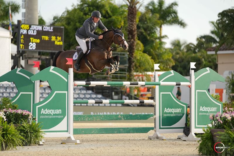 Jordan Coyle Can’t Be Caught in Adequan® WEF Challenge Cup Round 9