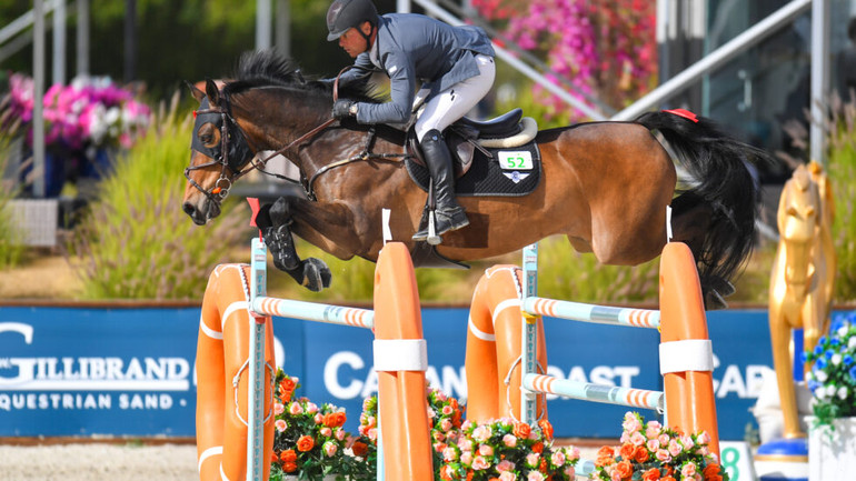 Kyle King resumes his reign in CSI4* 1.50m Speed at Desert Horse Show Park!