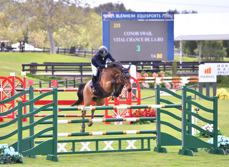 Conor Swail speeds to victory in $32,000 CSI2* Welcome Stake at Blenheim EquiSports