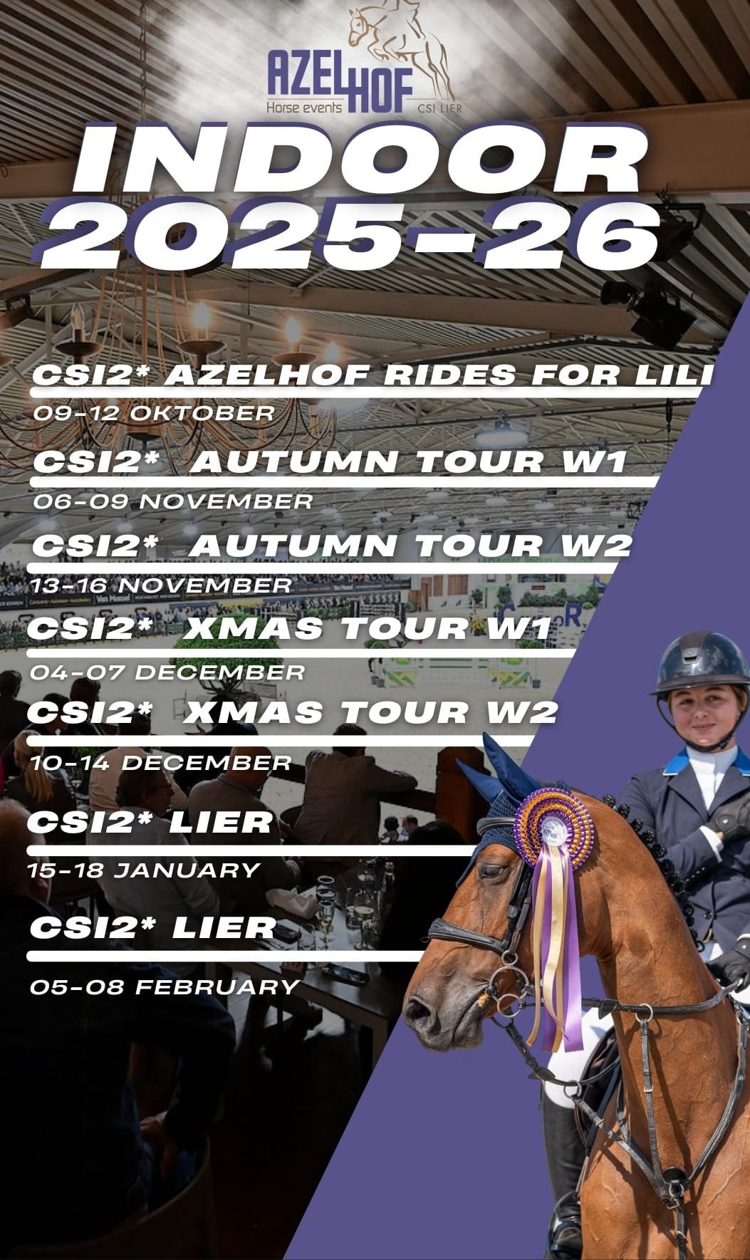 Azelhof CSI Indoor kalender