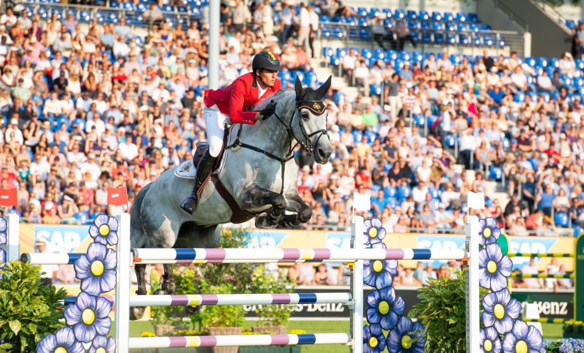Italian riders celebrate by taking first en second place in Portugal's Grand Prix