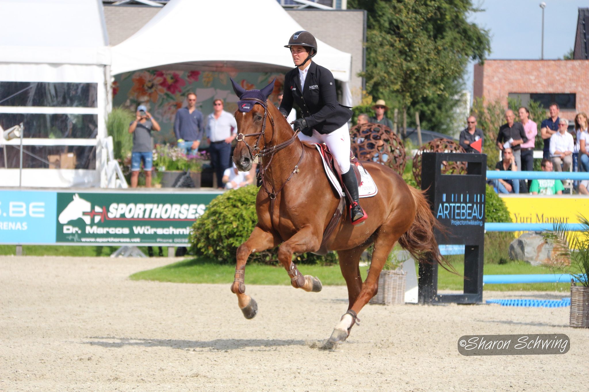 Charlotte Bettendorf and Babacool kept their 'cool' in the Grand Prix of the Sunshine Tour