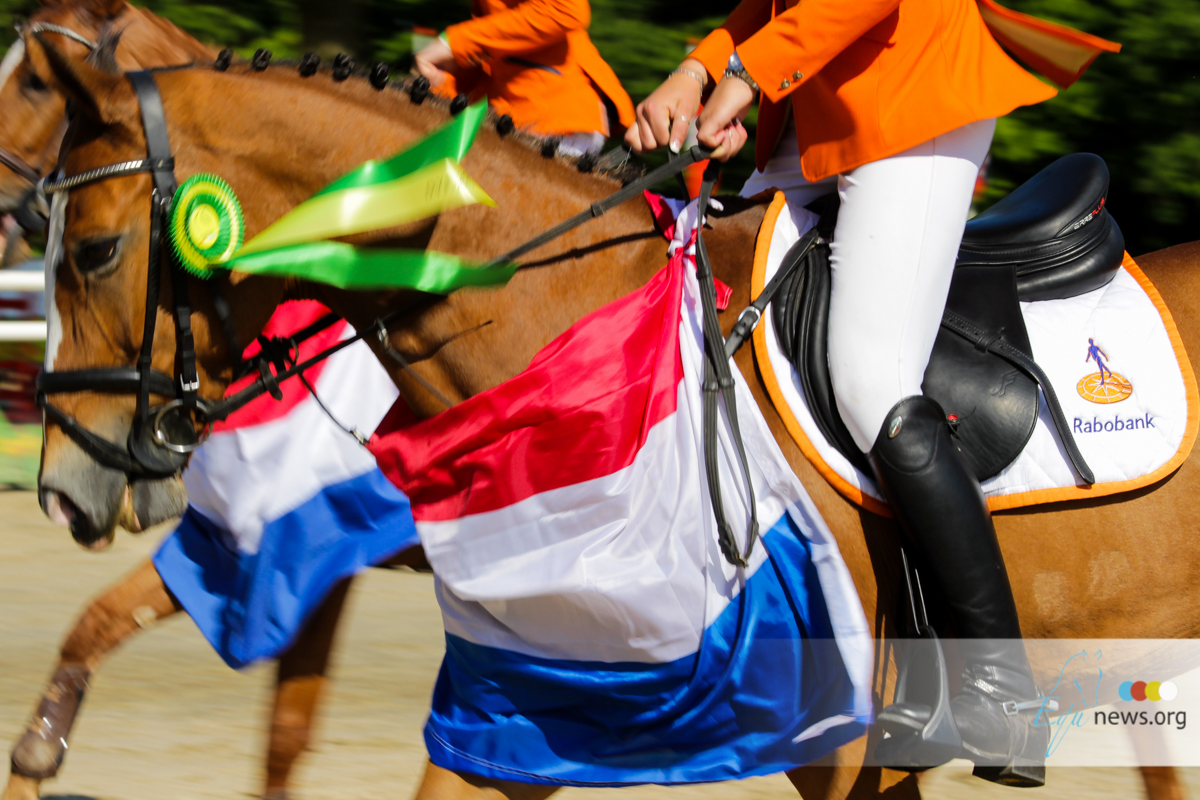 Oranje ponyteam wint landenwedstrijd Oostenrijk