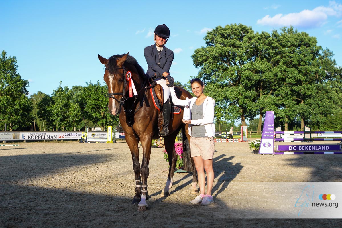 Lonneke Klein Willink wint Summer Ranking rubriek op Haaksbergse Paardendagen