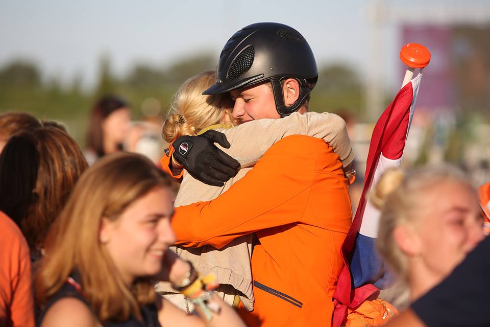 Nederlandse Young Riders net buiten het podium in eerste manche Nations Cup finale