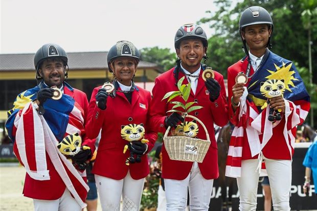 De in Nederland wonende Praveen Nair bezorgt Maleisië gouden medaille tijdens SEA Games