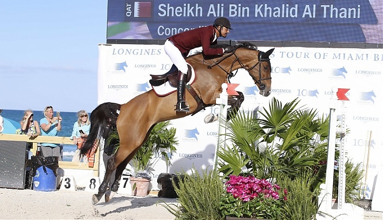 First Devision en Sheikh Alin bin Khalid Al Thani winnen wereldbeker in Doha