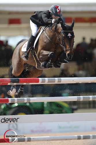 Tiffany Foster and Brighton on top in Spruce Meadows